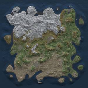 Thumbnail Rust Map: Procedural Map, Size: 4250, Seed: 319796966, 19 Monuments