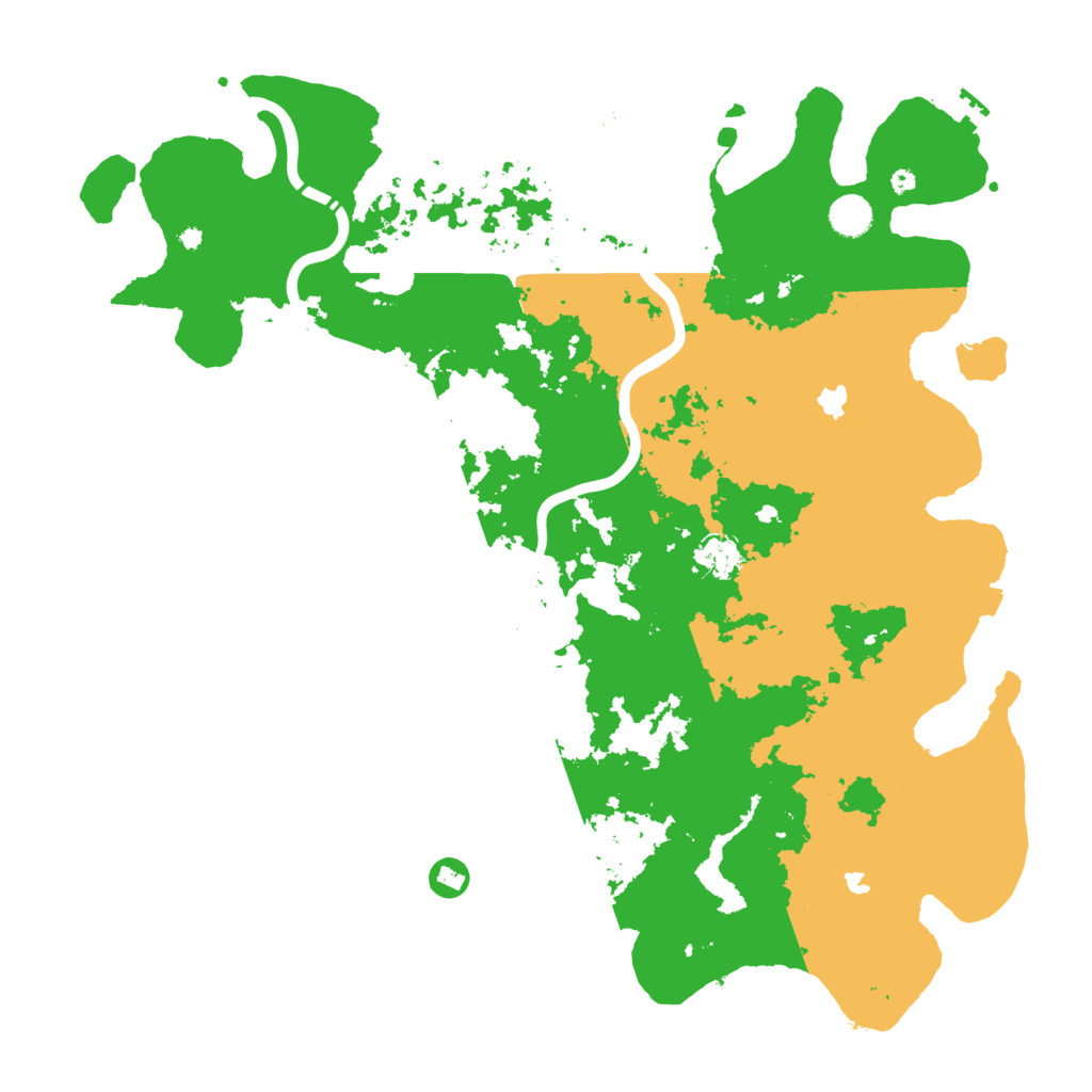 Biome Rust Map: Procedural Map, Size: 4500, Seed: 436329085