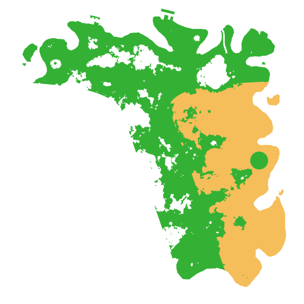 Biome Rust Map: Procedural Map, Size: 4500, Seed: 436329085