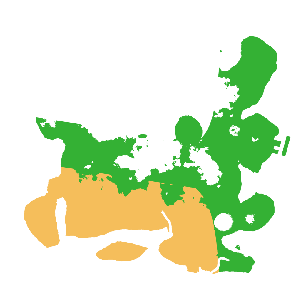 Biome Rust Map: Procedural Map, Size: 3000, Seed: 3369