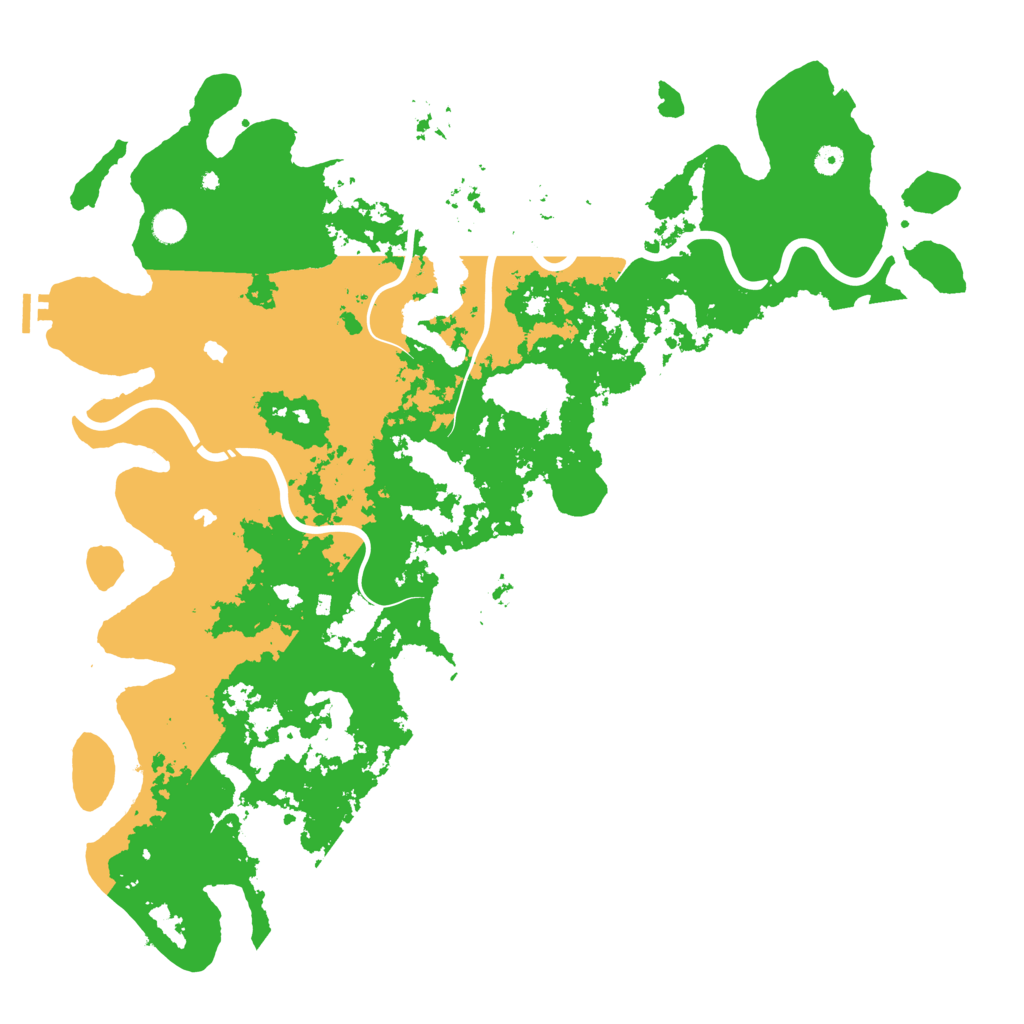 Biome Rust Map: Procedural Map, Size: 5250, Seed: 1452369875
