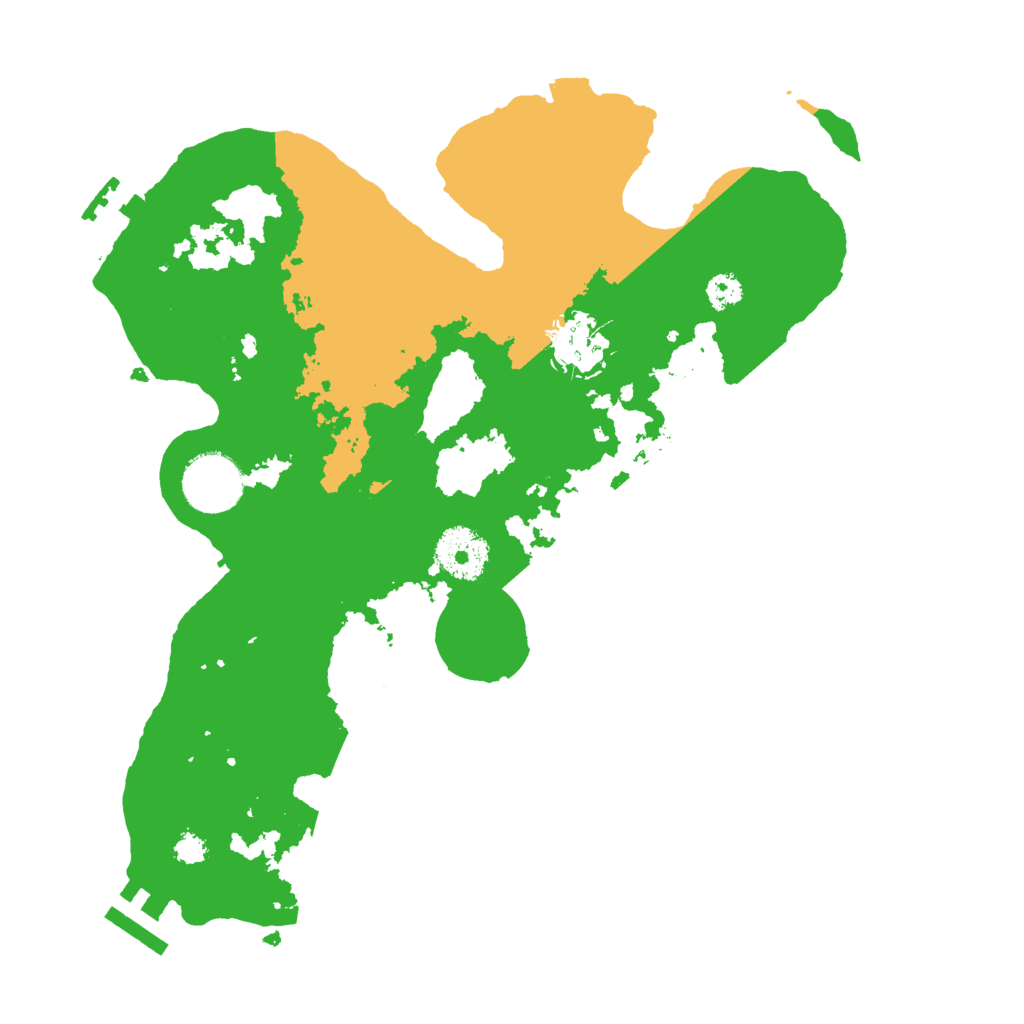 Biome Rust Map: Procedural Map, Size: 3000, Seed: 60601133