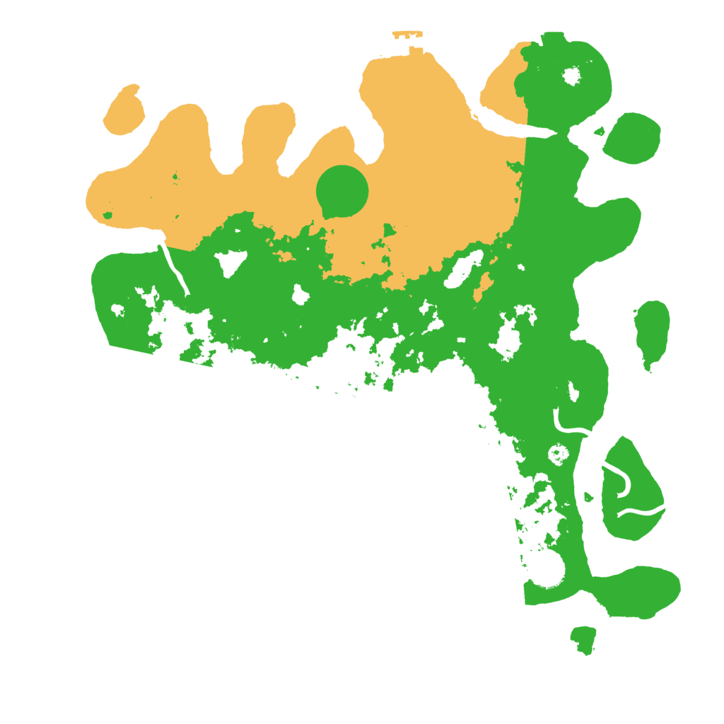 Biome Rust Map: Procedural Map, Size: 3650, Seed: 74549601