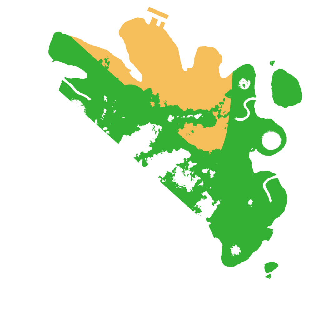 Biome Rust Map: Procedural Map, Size: 3000, Seed: 519199566
