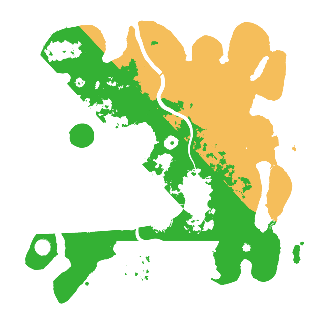 Biome Rust Map: Procedural Map, Size: 3500, Seed: 1385551908