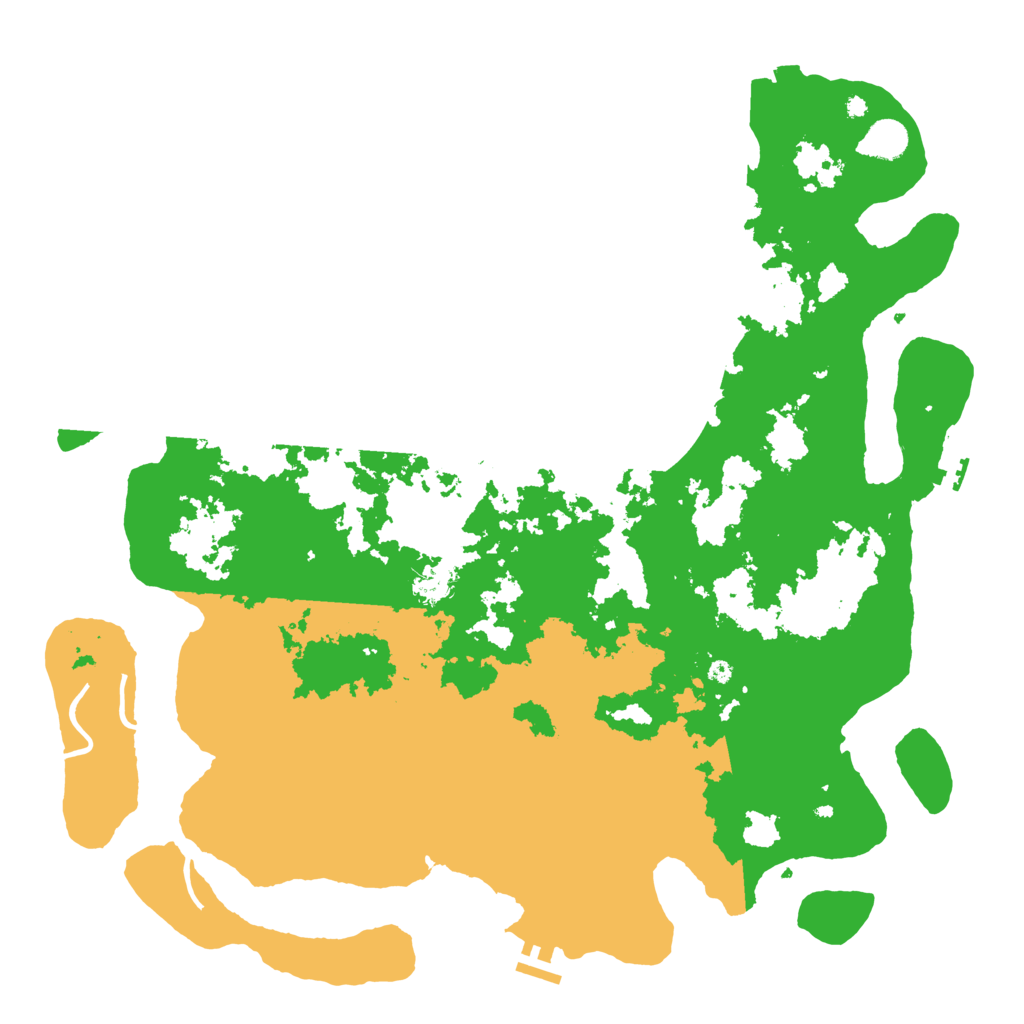 Biome Rust Map: Procedural Map, Size: 4500, Seed: 16052022