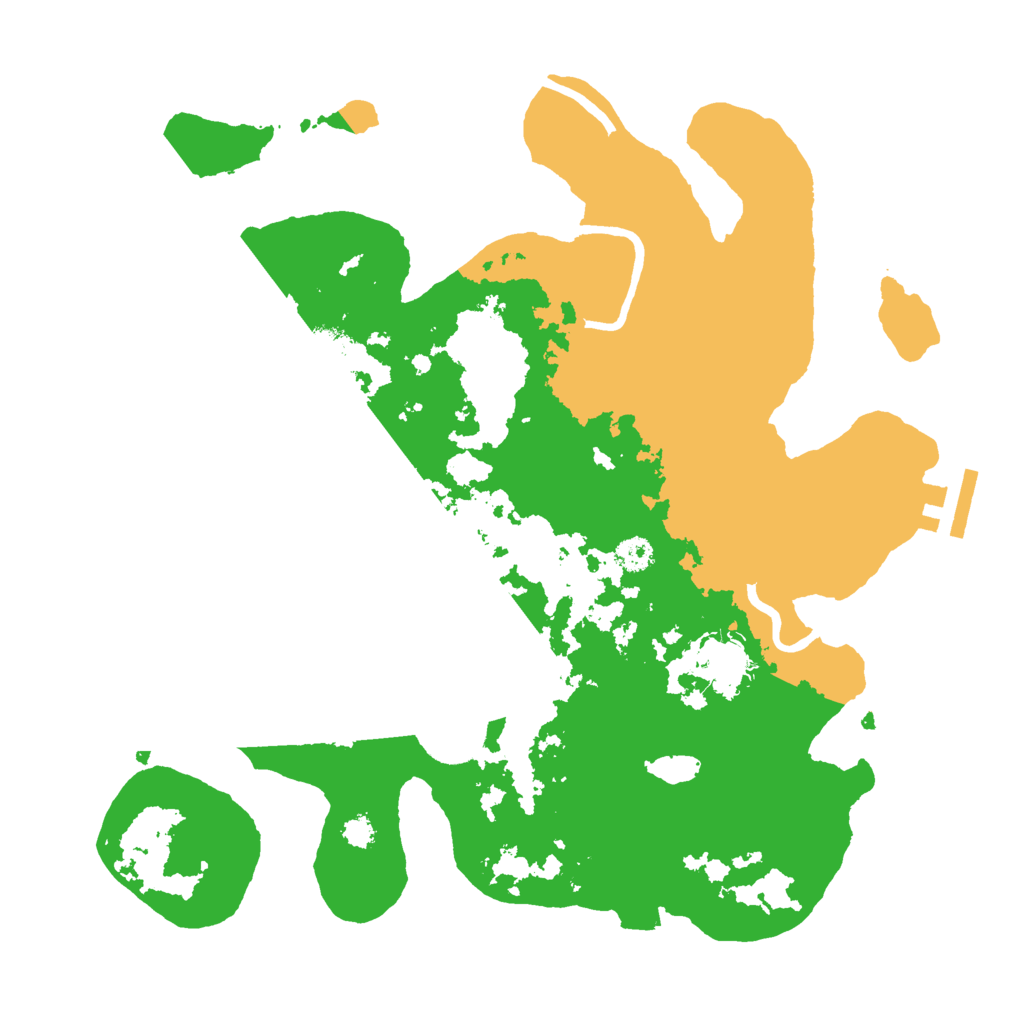 Biome Rust Map: Procedural Map, Size: 3000, Seed: 83592