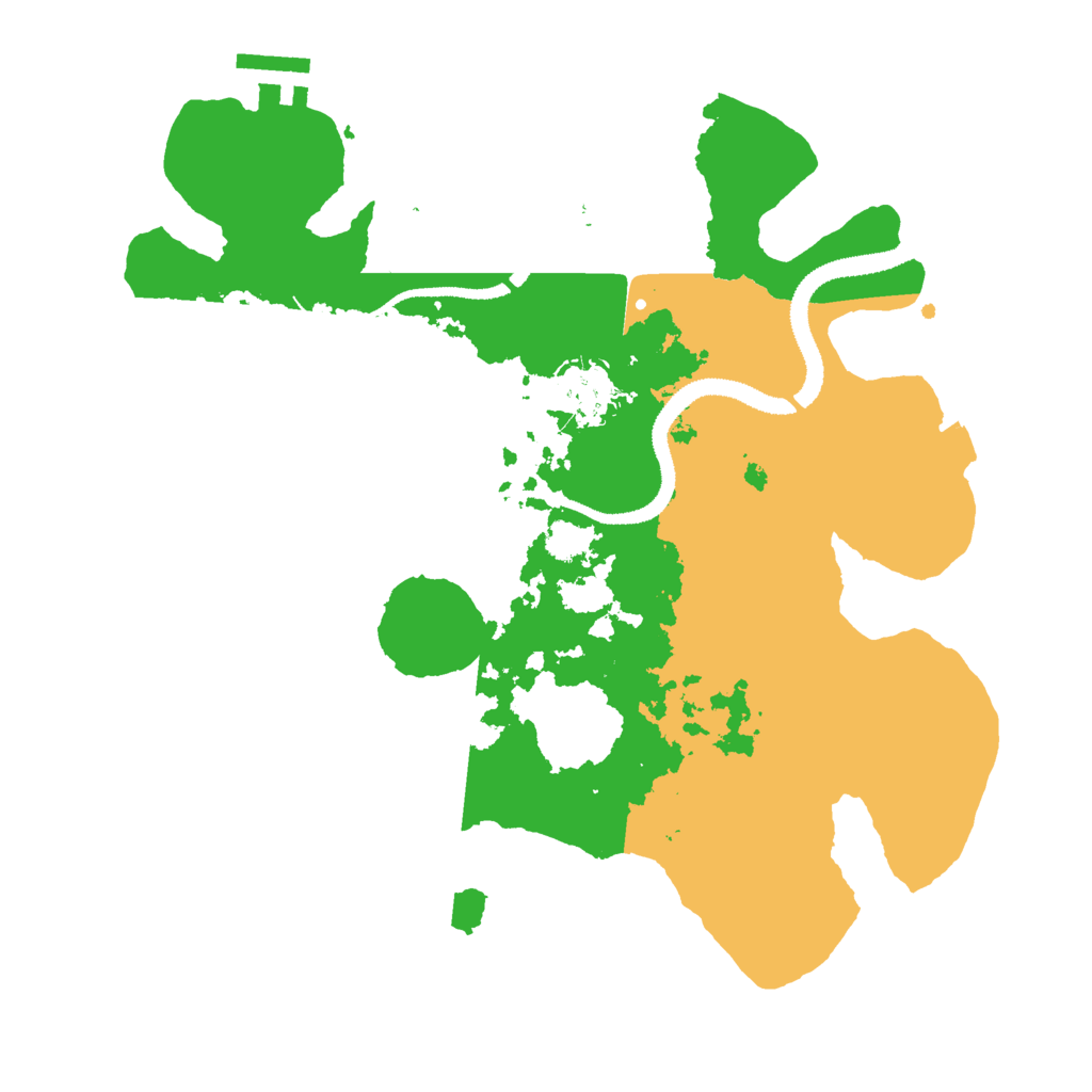 Biome Rust Map: Procedural Map, Size: 3000, Seed: 1347560719
