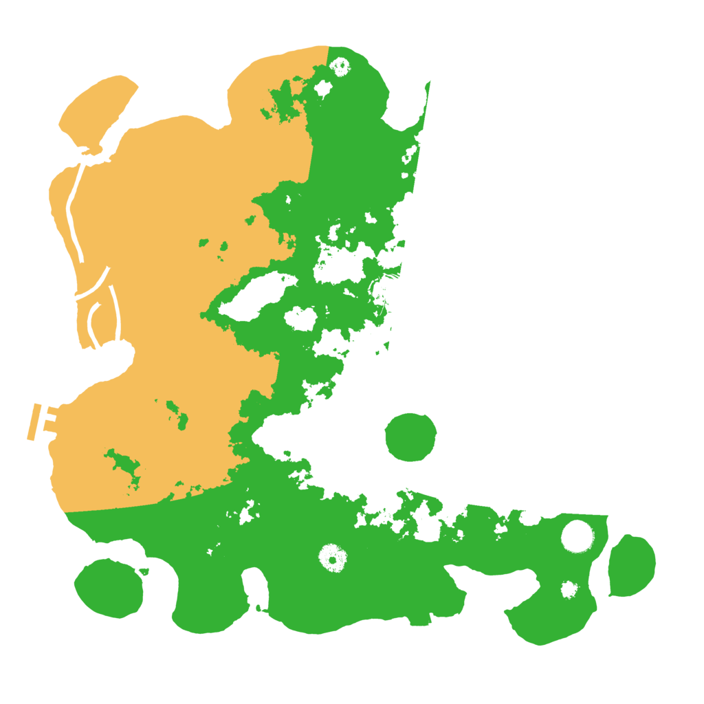Biome Rust Map: Procedural Map, Size: 3850, Seed: 508303400