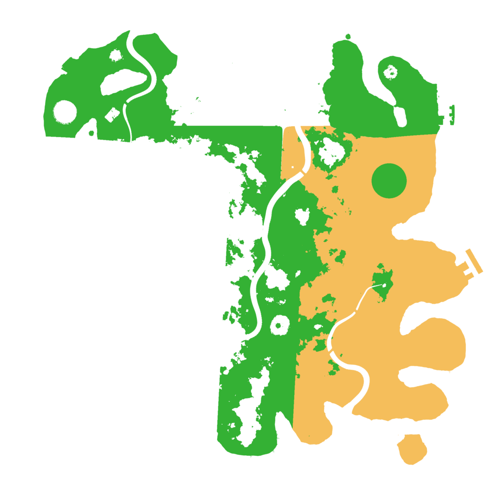 Biome Rust Map: Procedural Map, Size: 3800, Seed: 432640808