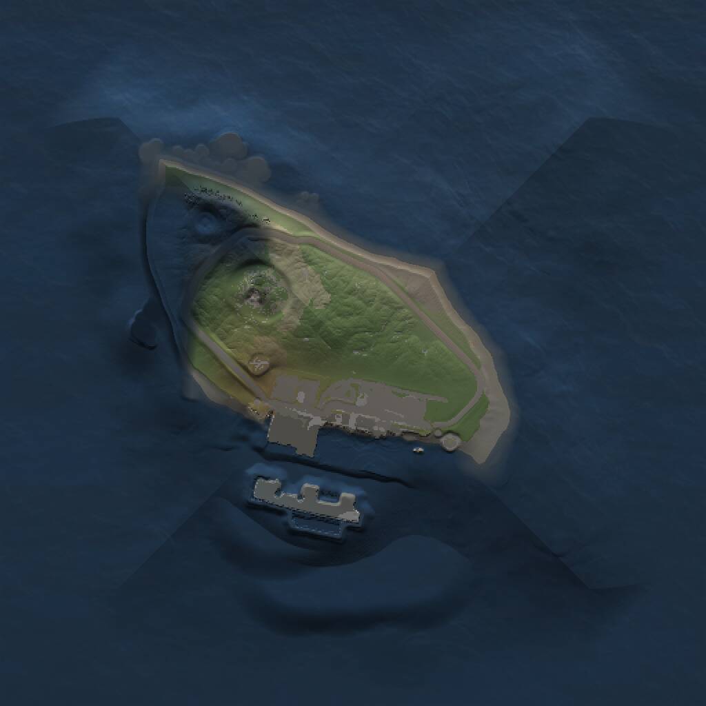 Rust Map: Procedural Map, Size: 1000, Seed: 373421494, 2 Monuments