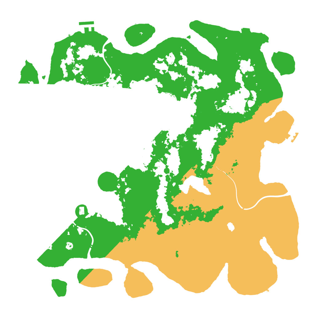 Biome Rust Map: Procedural Map, Size: 4250, Seed: 509199272