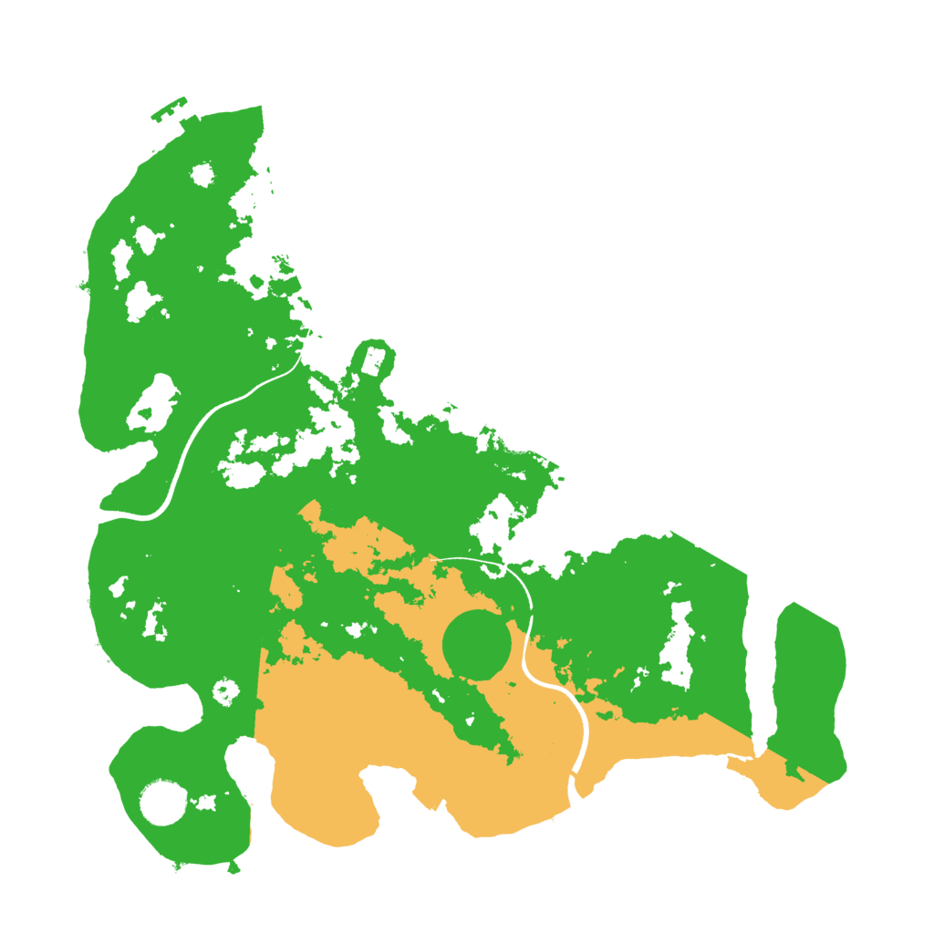 Biome Rust Map: Procedural Map, Size: 3600, Seed: 771904447