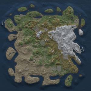 Thumbnail Rust Map: Procedural Map, Size: 4250, Seed: 1495610833, 18 Monuments