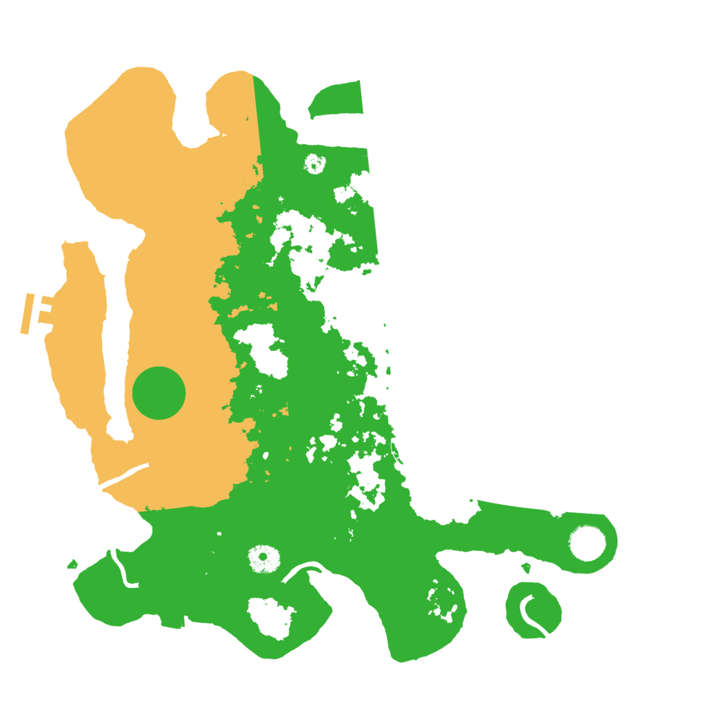 Biome Rust Map: Procedural Map, Size: 3500, Seed: 1826550844