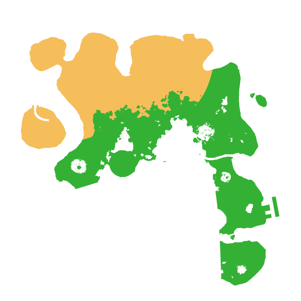 Biome Rust Map: Procedural Map, Size: 3000, Seed: 1996579361