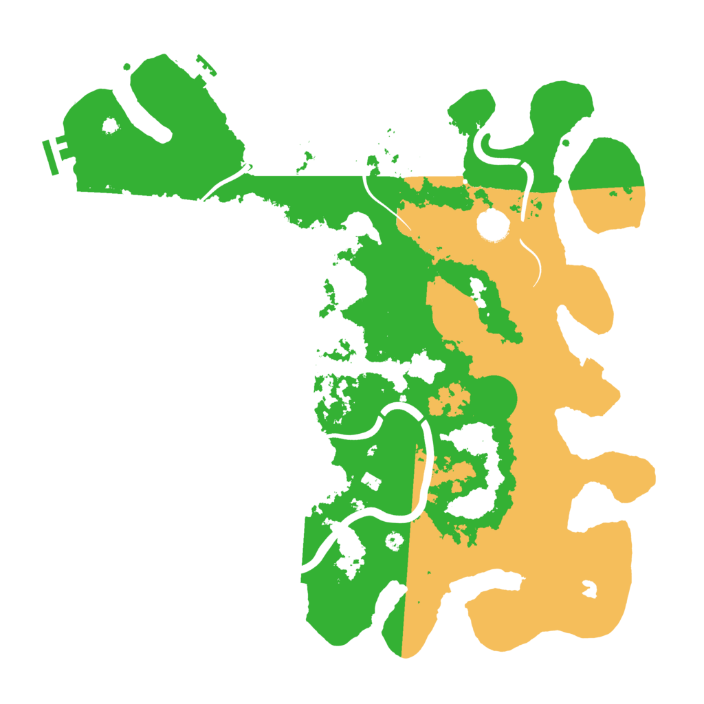 Biome Rust Map: Procedural Map, Size: 4000, Seed: 45647370