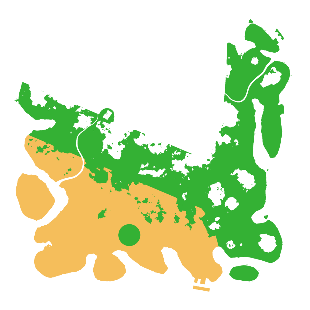 Biome Rust Map: Procedural Map, Size: 3750, Seed: 1160488100
