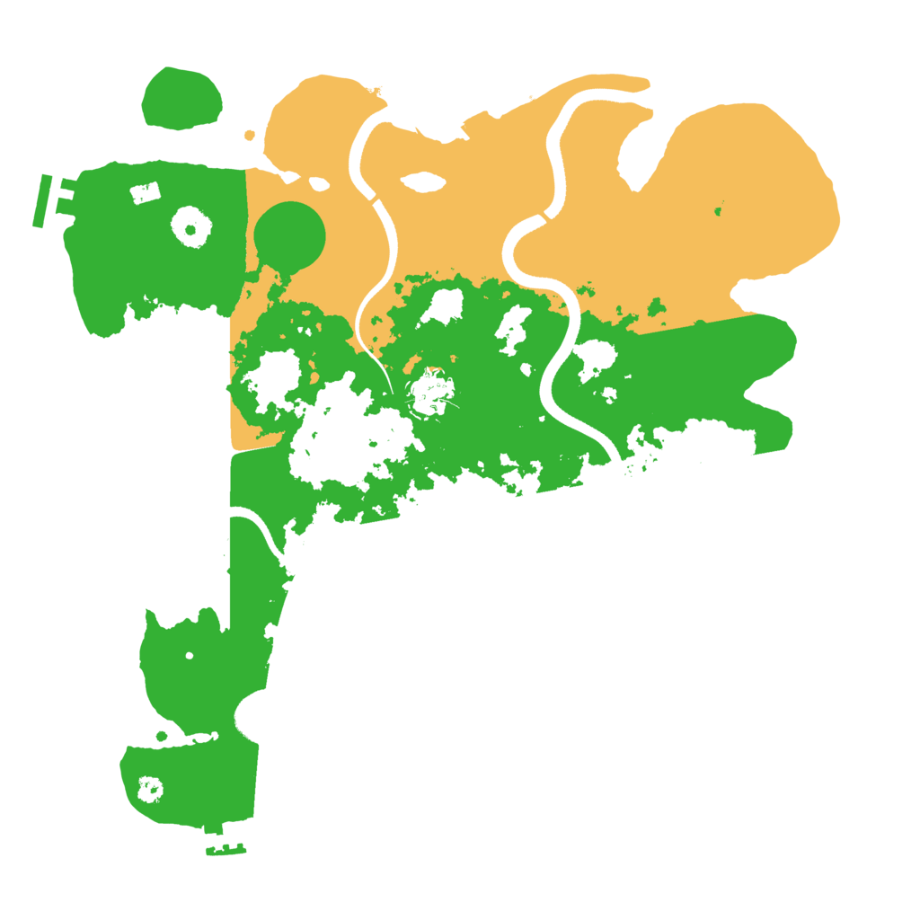 Biome Rust Map: Procedural Map, Size: 3500, Seed: 865615602