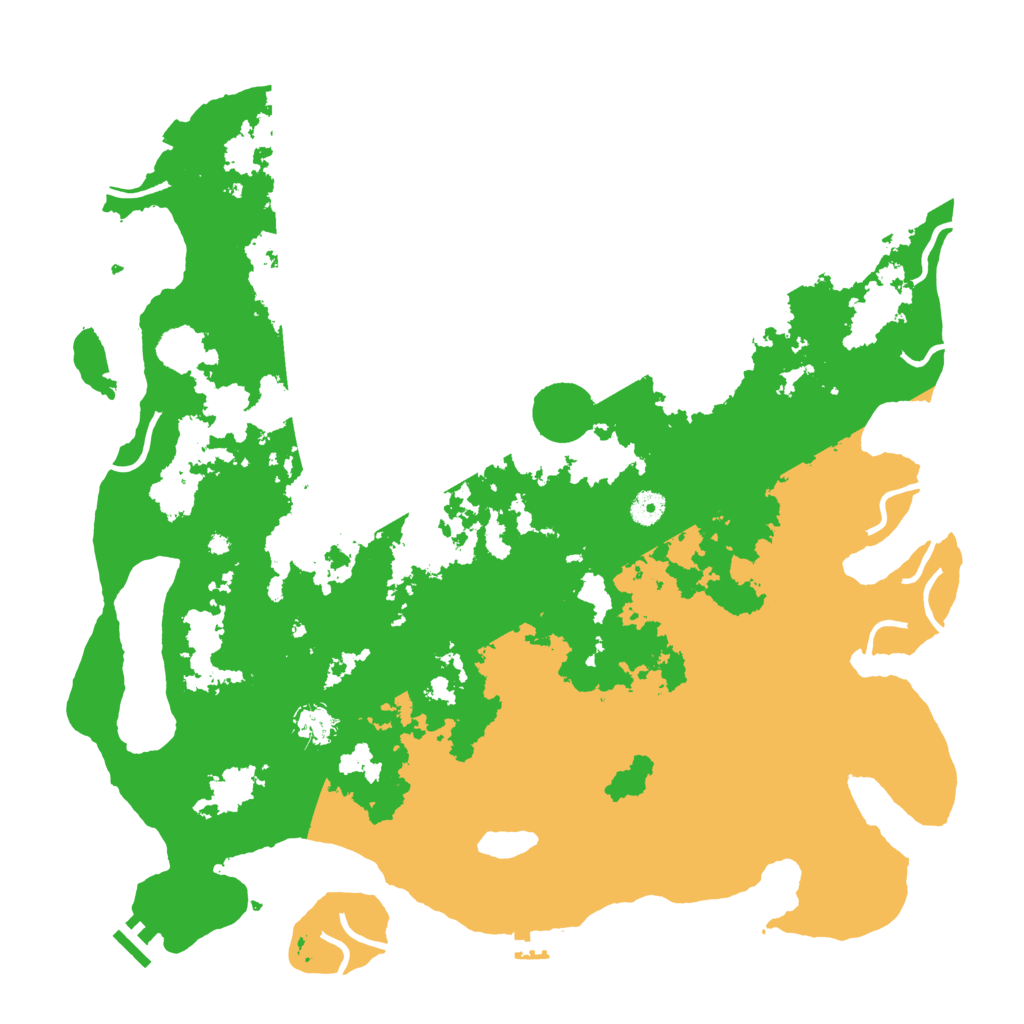 Biome Rust Map: Procedural Map, Size: 4500, Seed: 1988329787