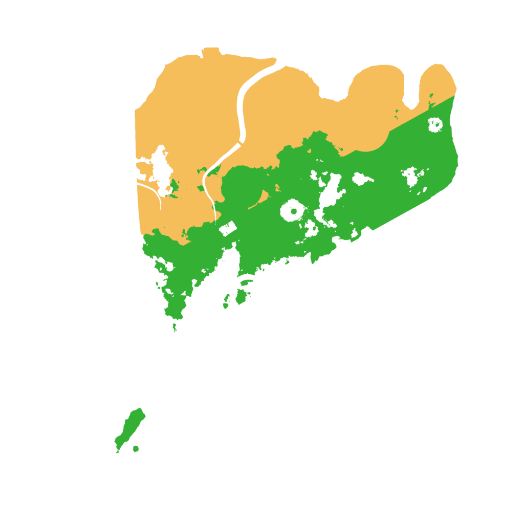 Biome Rust Map: Procedural Map, Size: 3500, Seed: 1590680479