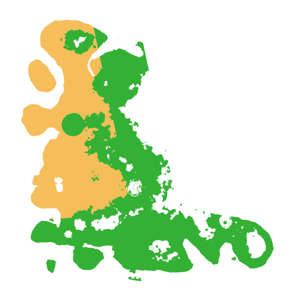 Biome Rust Map: Procedural Map, Size: 3500, Seed: 941557278