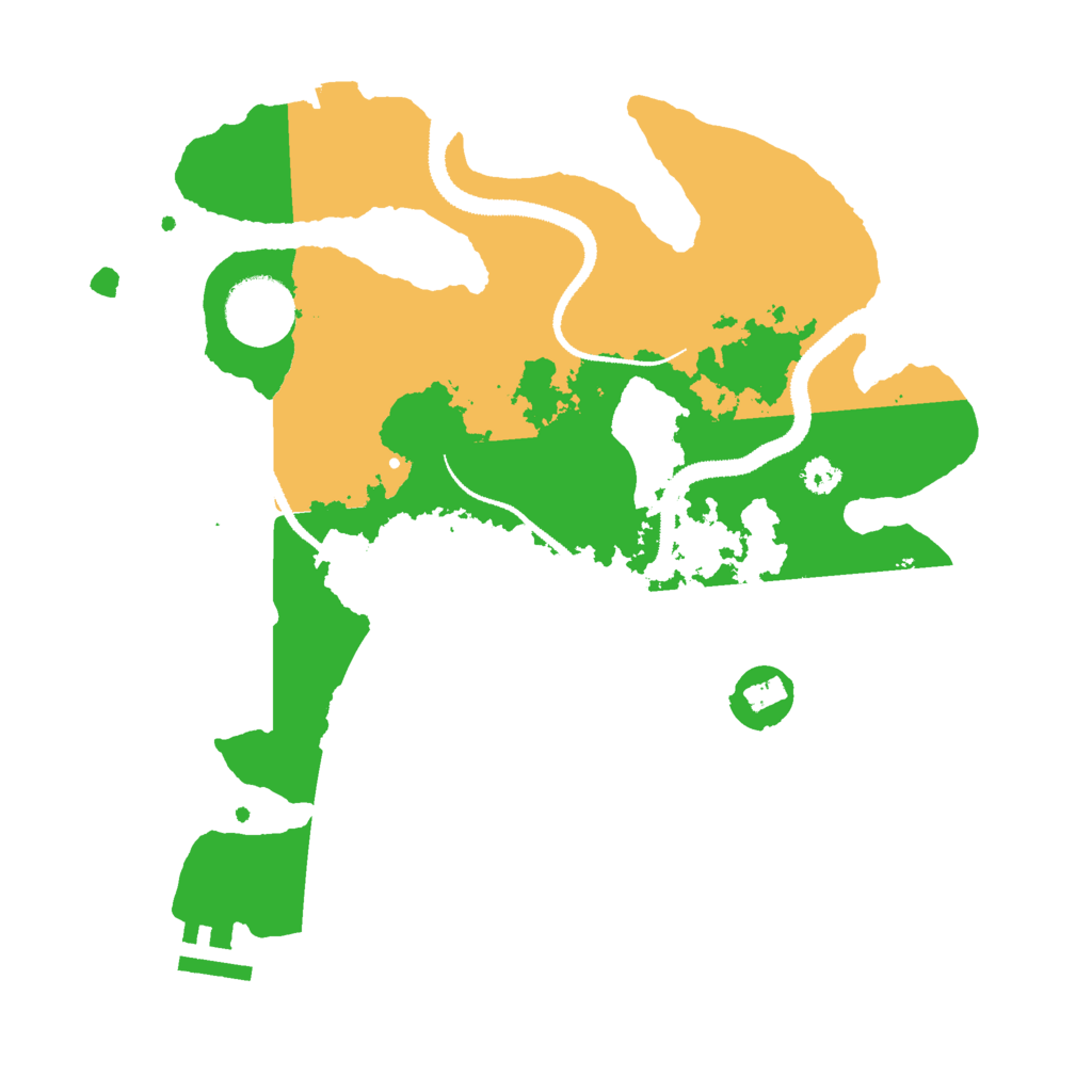 Biome Rust Map: Procedural Map, Size: 3000, Seed: 1651545391