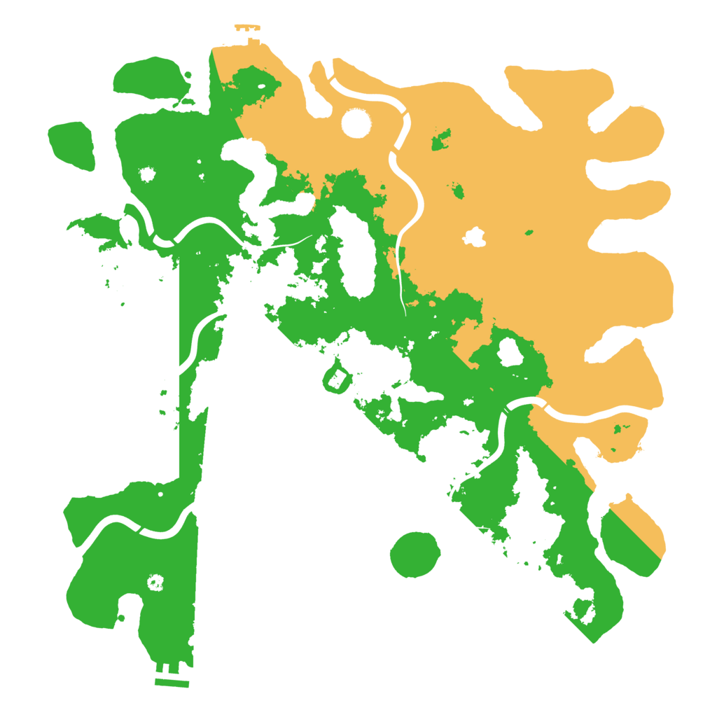 Biome Rust Map: Procedural Map, Size: 4250, Seed: 5234