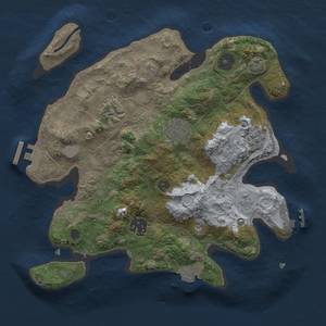 Thumbnail Rust Map: Procedural Map, Size: 2800, Seed: 775103760, 12 Monuments