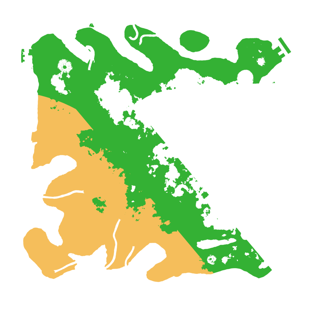 Biome Rust Map: Procedural Map, Size: 3500, Seed: 1066973023