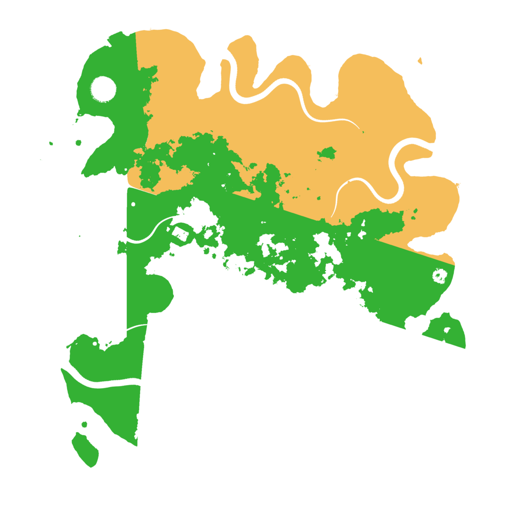 Biome Rust Map: Procedural Map, Size: 3500, Seed: 6825409