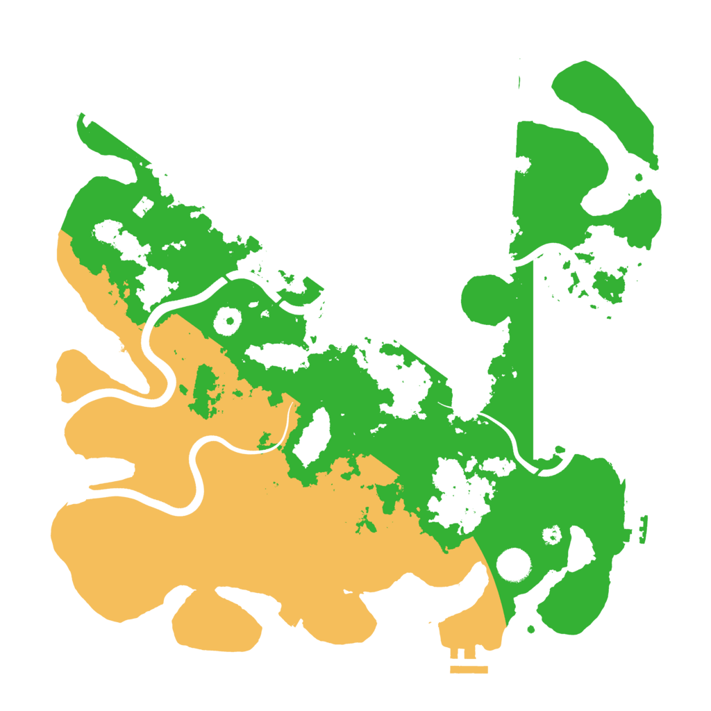 Biome Rust Map: Procedural Map, Size: 3800, Seed: 270988309