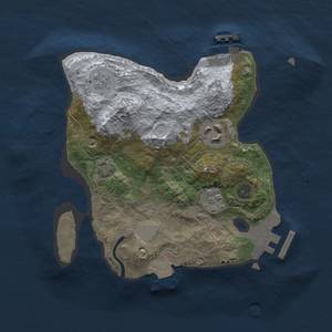 Thumbnail Rust Map: Procedural Map, Size: 2250, Seed: 143242, 9 Monuments