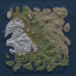 Thumbnail Rust Map: Procedural Map, Size: 4250, Seed: 659474729, 19 Monuments