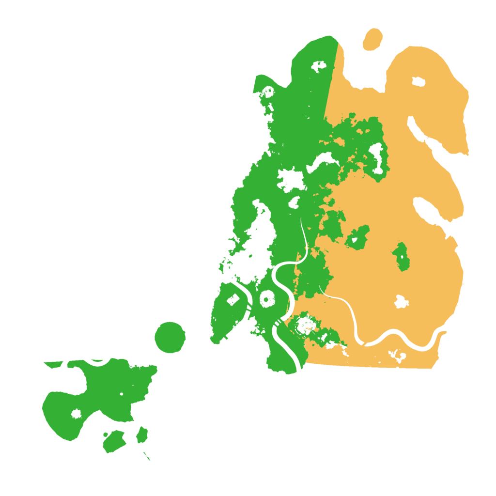 Biome Rust Map: Procedural Map, Size: 4500, Seed: 478365807