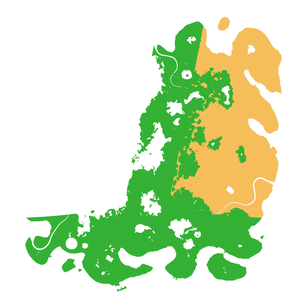 Biome Rust Map: Procedural Map, Size: 4500, Seed: 478365807