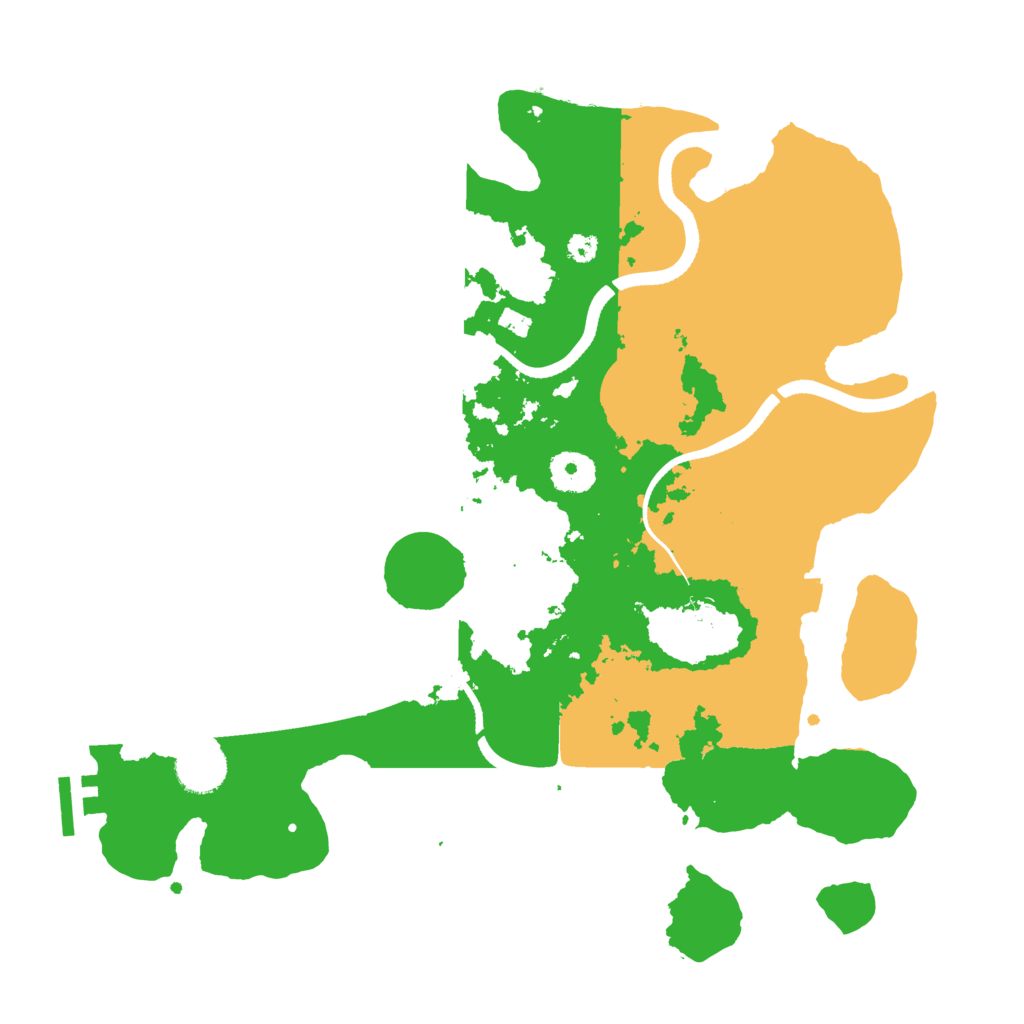 Biome Rust Map: Procedural Map, Size: 3500, Seed: 1846753609