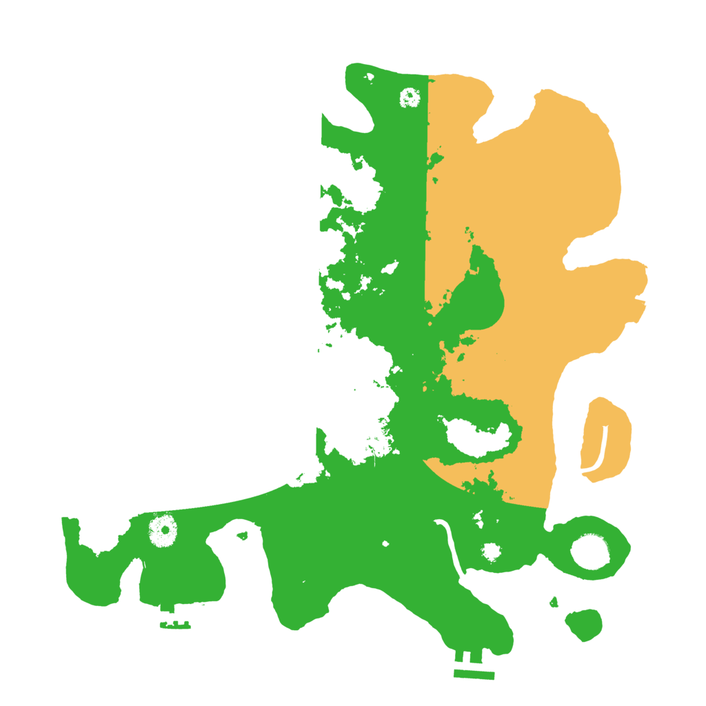 Biome Rust Map: Procedural Map, Size: 3500, Seed: 1846753609