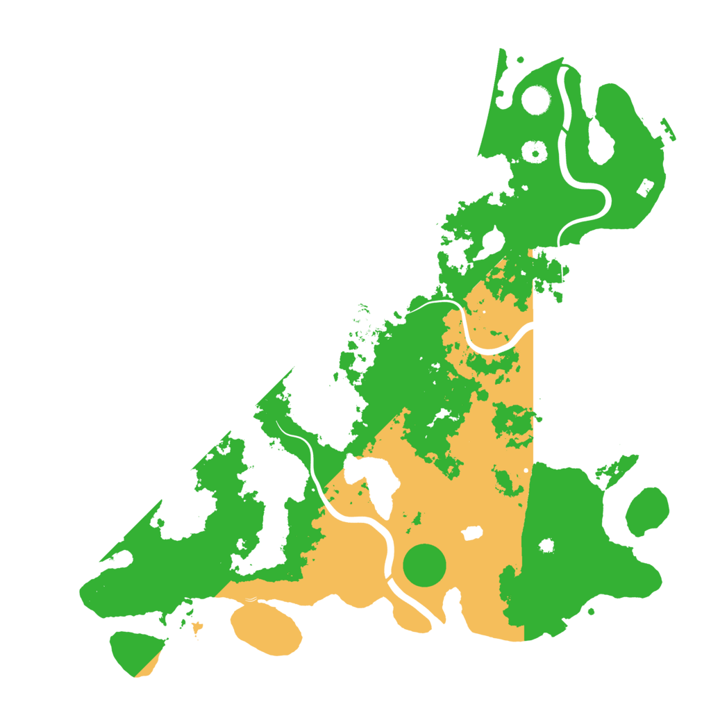Biome Rust Map: Procedural Map, Size: 4350, Seed: 150824