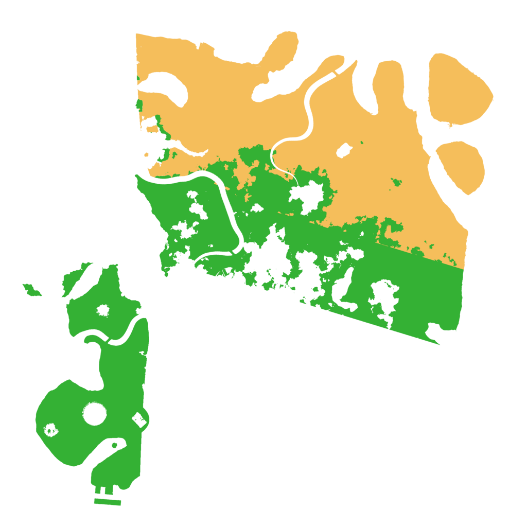 Biome Rust Map: Procedural Map, Size: 4000, Seed: 100311564