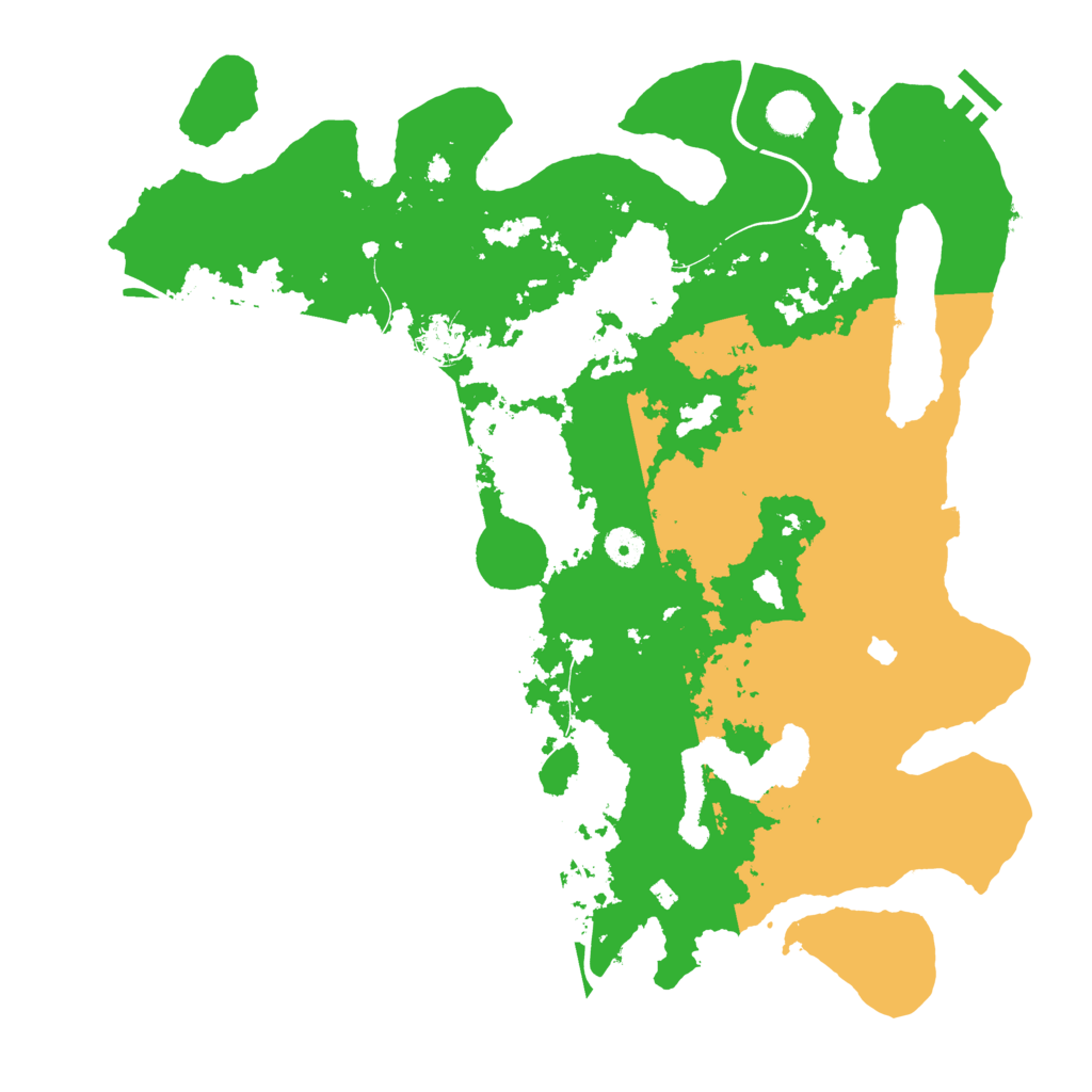 Biome Rust Map: Procedural Map, Size: 4250, Seed: 1592201650