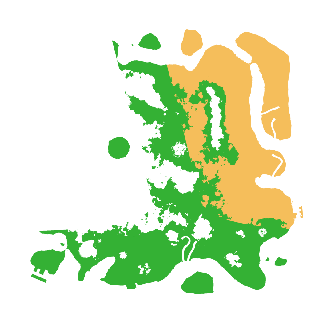 Biome Rust Map: Procedural Map, Size: 4000, Seed: 1307158481