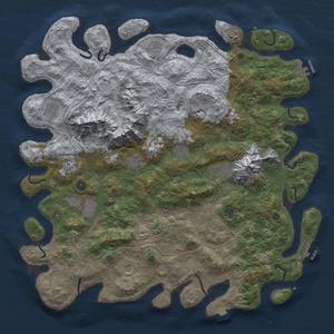 Thumbnail Rust Map: Procedural Map, Size: 5000, Seed: 1656566725, 19 Monuments