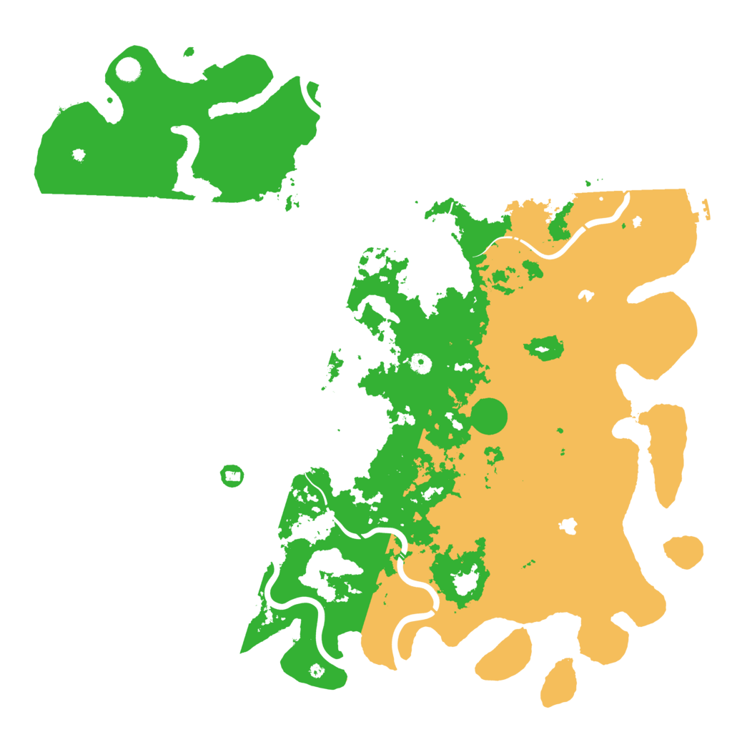 Biome Rust Map: Procedural Map, Size: 5250, Seed: 632984158
