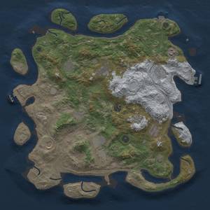 Thumbnail Rust Map: Procedural Map, Size: 4250, Seed: 215923600, 18 Monuments