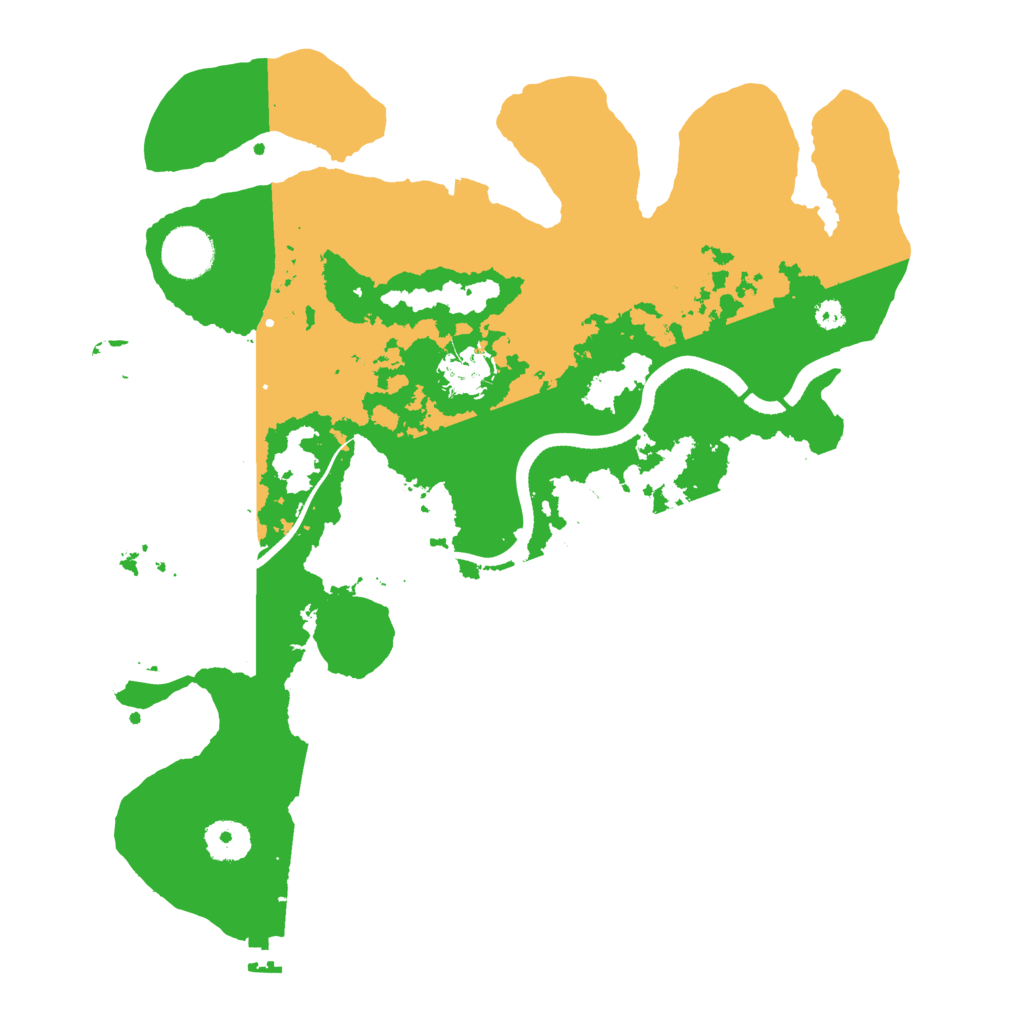 Biome Rust Map: Procedural Map, Size: 3500, Seed: 648732287