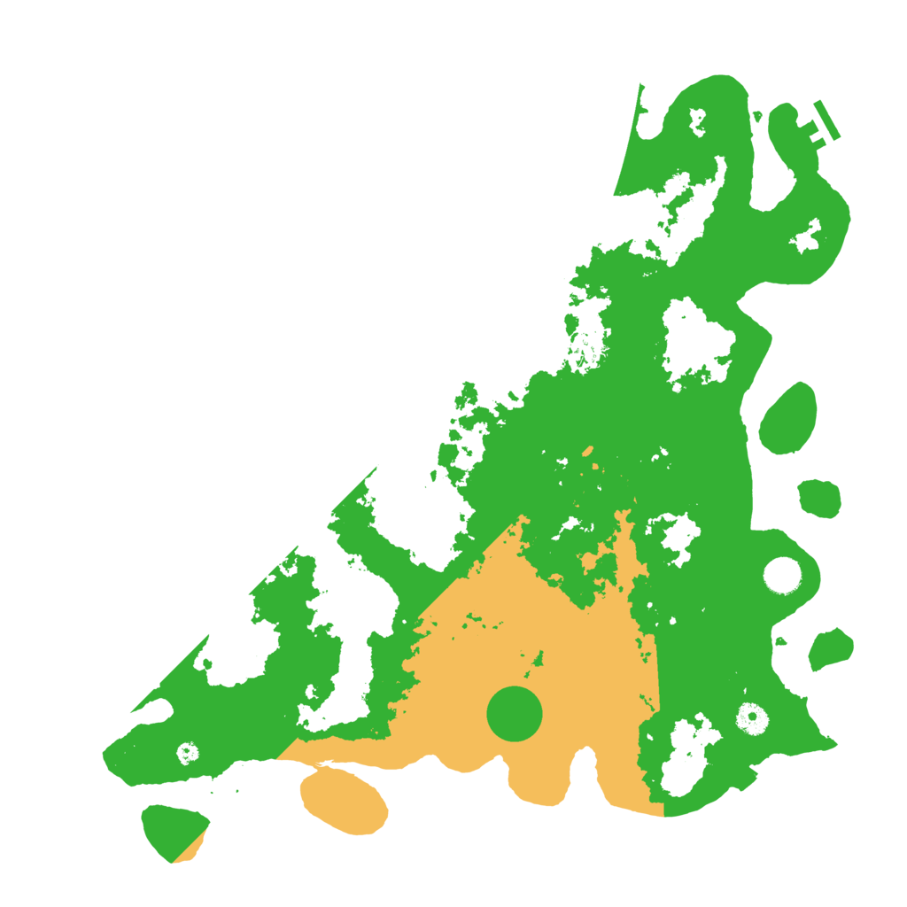 Biome Rust Map: Procedural Map, Size: 4300, Seed: 150824