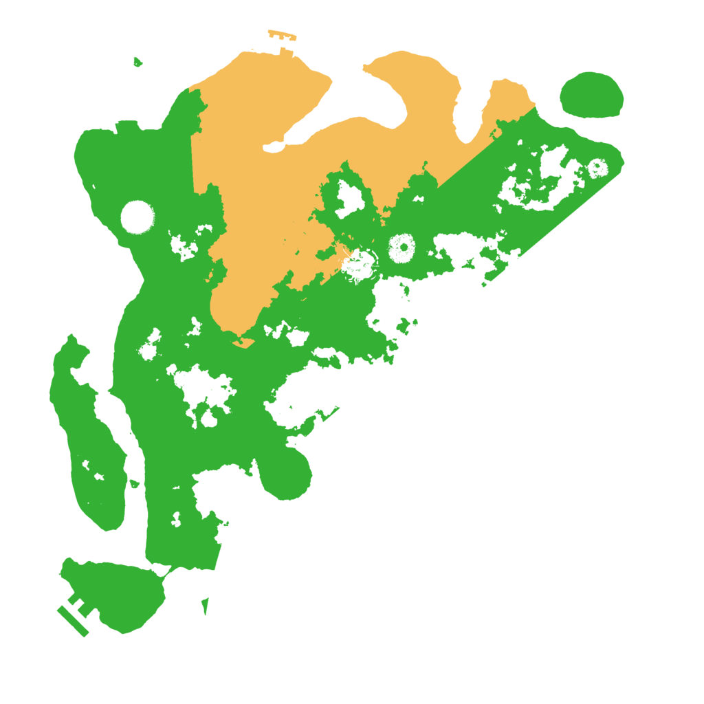 Biome Rust Map: Procedural Map, Size: 3700, Seed: 998112