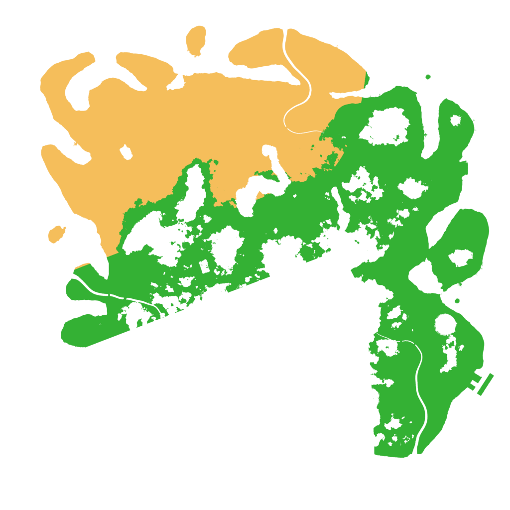 Biome Rust Map: Procedural Map, Size: 4250, Seed: 283533