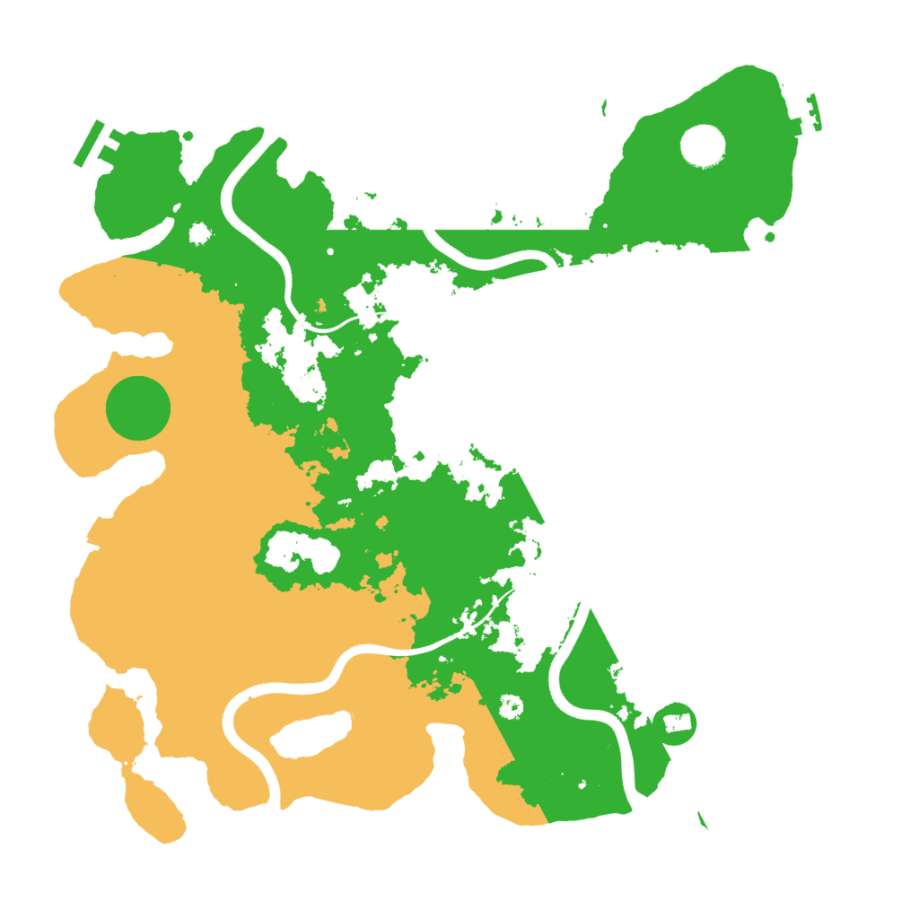 Biome Rust Map: Procedural Map, Size: 3750, Seed: 317495